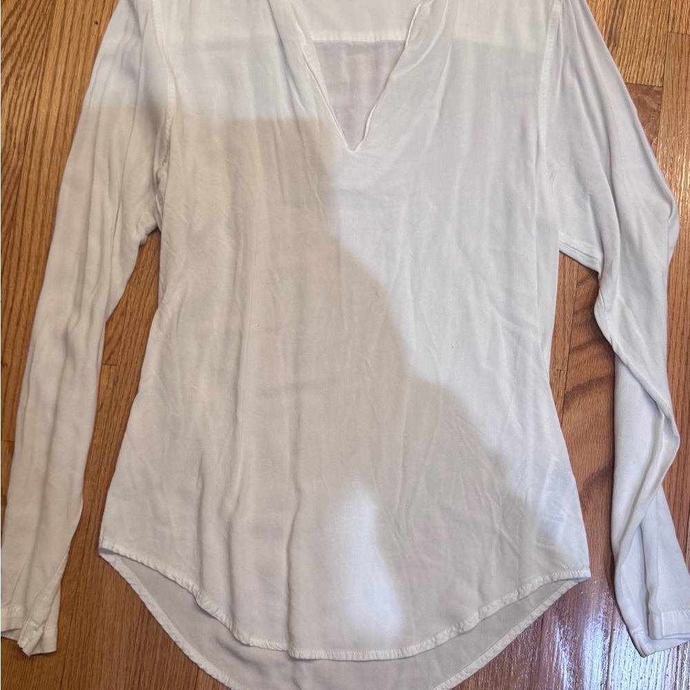 ASOS Cream Long Sleeve Women's Top
